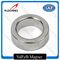 Spindle Motor Neodymium Ring Magnets , Strong Neodymium Magnets Bright Silver